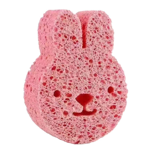 Baby Bathing Wood Pulp Sponge Cute Cartoon Soft Bath Sponge Bath Scrubber, Model: Bunny - Bath Brushes & Sponges by PMC Jewellery | Online Shopping South Africa | PMC Jewellery | Buy Now Pay Later Mobicred