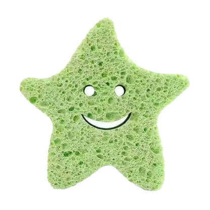 Baby Bathing Wood Pulp Sponge Cute Cartoon Soft Bath Sponge Bath Scrubber, Model: Little Star - Bath Brushes & Sponges by PMC Jewellery | Online Shopping South Africa | PMC Jewellery | Buy Now Pay Later Mobicred
