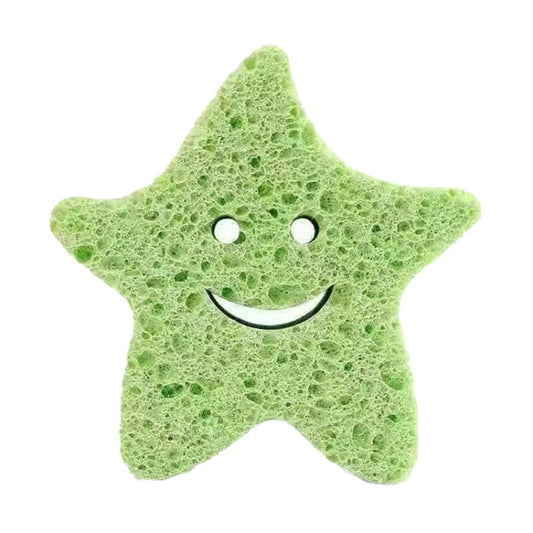 Baby Bathing Wood Pulp Sponge Cute Cartoon Soft Bath Sponge Bath Scrubber, Model: Little Star - Bath Brushes & Sponges by PMC Jewellery | Online Shopping South Africa | PMC Jewellery | Buy Now Pay Later Mobicred