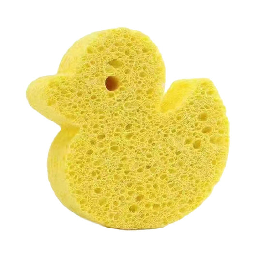 Baby Bathing Wood Pulp Sponge Cute Cartoon Soft Bath Sponge Bath Scrubber, Model: Duck - Bath Brushes & Sponges by PMC Jewellery | Online Shopping South Africa | PMC Jewellery | Buy Now Pay Later Mobicred