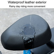 Electronic Bicycle Thickened Leather Heat Insulation Water-resistant Universal Seat Cushion Covers, For: Front Seat