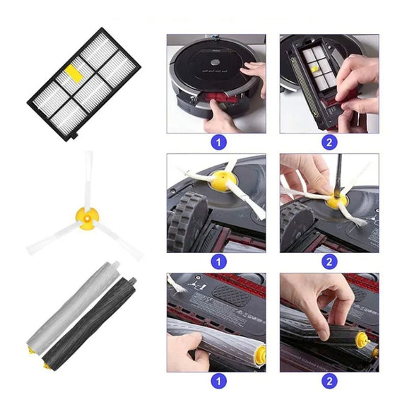 11 In 1 Sweeper Accessories For iRobot Roomba 800 & 900 Series