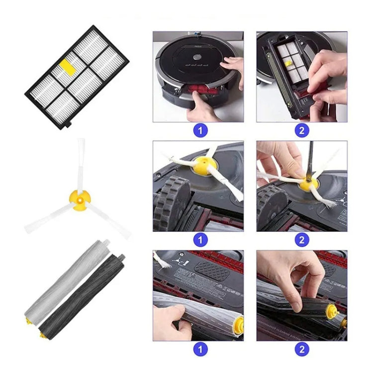 11 In 1 Sweeper Accessories For iRobot Roomba 800 & 900 Series