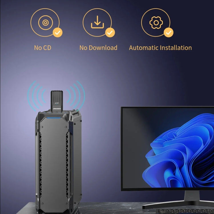 COMFAST CF-943AX WiFi6 USB Adapter AX900 Bluetooth 5.3 2.4G / 5.8G Wireless Network Card - free shipping - PMC Jewellery - Order now!
