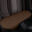 Non-Slip Rhombus Imitation Linen Car Seat Cushion, Color: Brown Back Row - Seat Accessories by PMC TechLife | Online Shopping South Africa | PMC TechLife | Buy Now Pay Later Mobicred