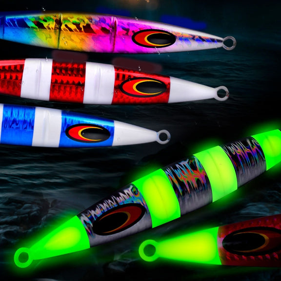 PROBEROS F125 Jogging Steelhead Deep Sea Boat Fishing Lure Rapid Sinking Sea Fishing Fake Bait, Size: 150g(Color E)