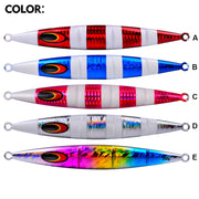 PROBEROS F125 Jogging Steelhead Deep Sea Boat Fishing Lure Rapid Sinking Sea Fishing Fake Bait, Size: 60g(Color E)