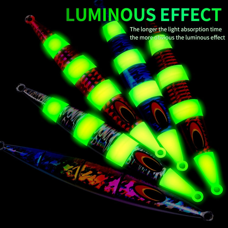 PROBEROS F125 Jogging Steelhead Deep Sea Boat Fishing Lure Rapid Sinking Sea Fishing Fake Bait, Size: 30g(Luminous Color C) - Fishing Lures by PROBEROS | Online Shopping South Africa | PMC Jewellery | Buy Now Pay Later Mobicred