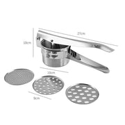 Stainless Steel Potato Press Manual Juicer Vegetable And Fruit Squeezer, Model: SJ-02 Side Hole