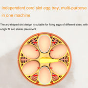 6-Eggs Small Household Experimental Children Smart Chicken Incubators, Spec: Manual UK Plug