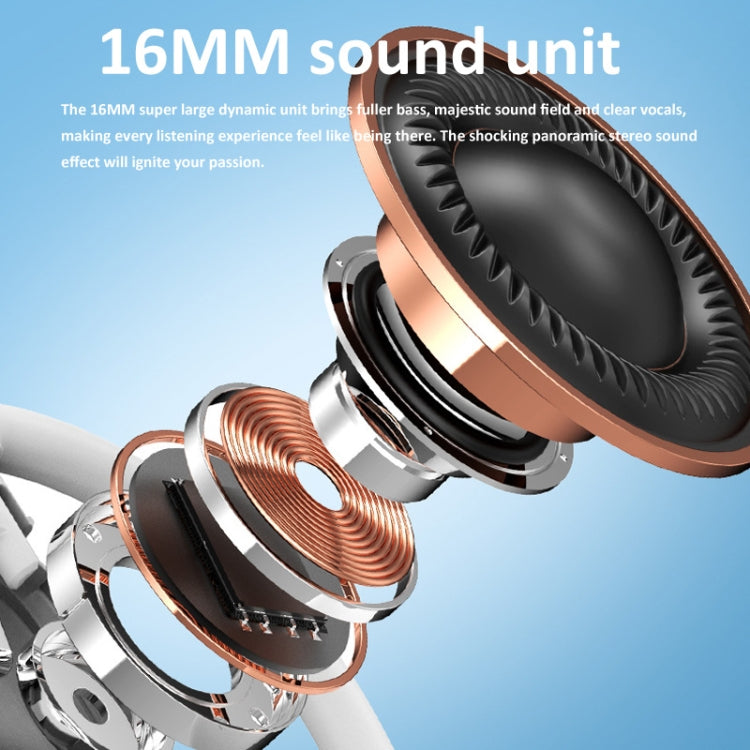 Bluetooth V5.4 Hanging Ear Wireless Earbuds Stereo Sound Headphones(Black) - Bluetooth Earphone by PMC TechLife | Online Shopping South Africa | PMC TechLife