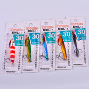 PROBEROS LF128 Long Casting Lure Iron Plate Lead Fish Freshwater Sea Fishing Warp Bass Metal Sequins Baits, Size: 15g(Color B)