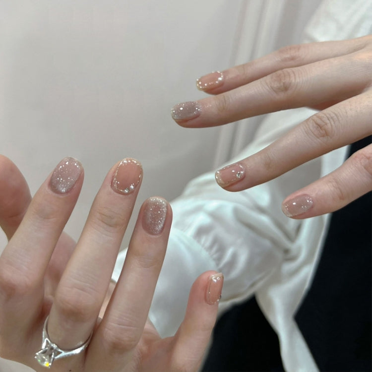 24pcs/box Handmade Nail Glitter Nail Jelly Glue Finished Patch, Color: BY1078(Wear Tool Bag) - free shipping - PMC Jewellery - Order now!
