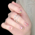 24pcs/box Handmade Nail Glitter Nail Jelly Glue Finished Patch, Color: BY1056(Wear Tool Bag) - Nail Stickers by PMC Jewellery | Online Shopping South Africa | PMC Jewellery | Buy Now Pay Later Mobicred