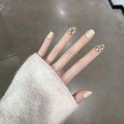 24pcs/box Handmade Nail Glitter Nail Jelly Glue Finished Patch, Color: BY99(Wear Tool Bag)