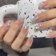 24pcs/box Handmade Nail Glitter Nail Jelly Glue Finished Patch, Color: BY01(Wear Tool Bag) - Nail Stickers by PMC Jewellery | Online Shopping South Africa | PMC Jewellery | Buy Now Pay Later Mobicred