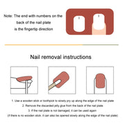 24pcs/box Handmade Nail Glitter Nail Jelly Glue Finished Patch, Color: BY99(Wear Tool Bag)