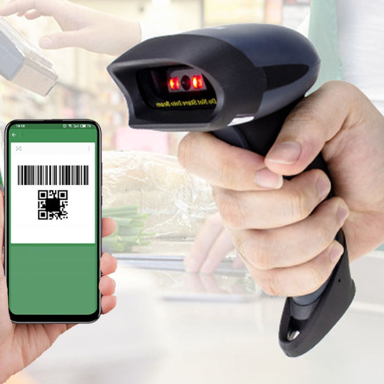 NETUM One-Dimensional Self-Sensing Code Sweeper Handheld Mobile Red Light Scanning Machine, Model: Wireless With Bracket - free shipping - PMC TechLife - Order now!