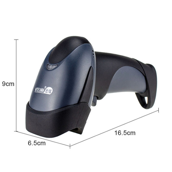 NETUM One-Dimensional Self-Sensing Code Sweeper Handheld Mobile Red Light Scanning Machine, Model: Wireless With Bracket