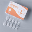 10pairs Of 100pcs/Box Frosted False Nails Artificial Tip, Shape: Short Square Circle L - free shipping - PMC Jewellery - Order now!
