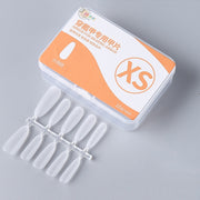 10pairs Of 100pcs/Box Frosted False Nails Artificial Tip, Shape: Long Ellipse XS