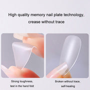 10pairs Of 100pcs/Box Frosted False Nails Artificial Tip, Shape: Ballet Nail XS