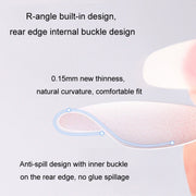10pairs Of 100pcs/Box Frosted False Nails Artificial Tip, Shape: Ultra-short Ladder L