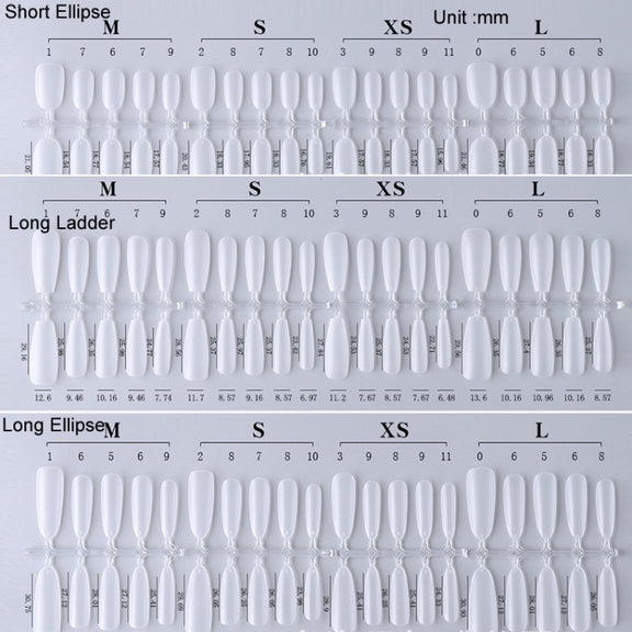 10pairs Of 100pcs/Box Frosted False Nails Artificial Tip, Shape: Short Square Circle XS