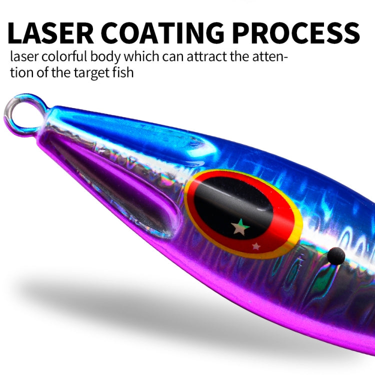 PROBEROS LF124 Deep Sea Iron Plate Lead Fish Fishing Lure Slow Sinking Rocking Luminous Boat Fishing Bait, Size: 60g(Color B) - Fishing Lures by PROBEROS | Online Shopping South Africa | PMC TechLife | Buy Now Pay Later Mobicred