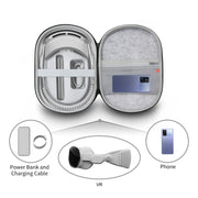 JYS-APP001 For Apple Vision Pro Headset Storage Bag VR Glasses Anti-Scrape Portable Bag, Color: Gray Felt
