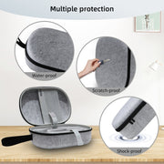 JYS-APP001 For Apple Vision Pro Headset Storage Bag VR Glasses Anti-Scrape Portable Bag, Color: Gray Felt