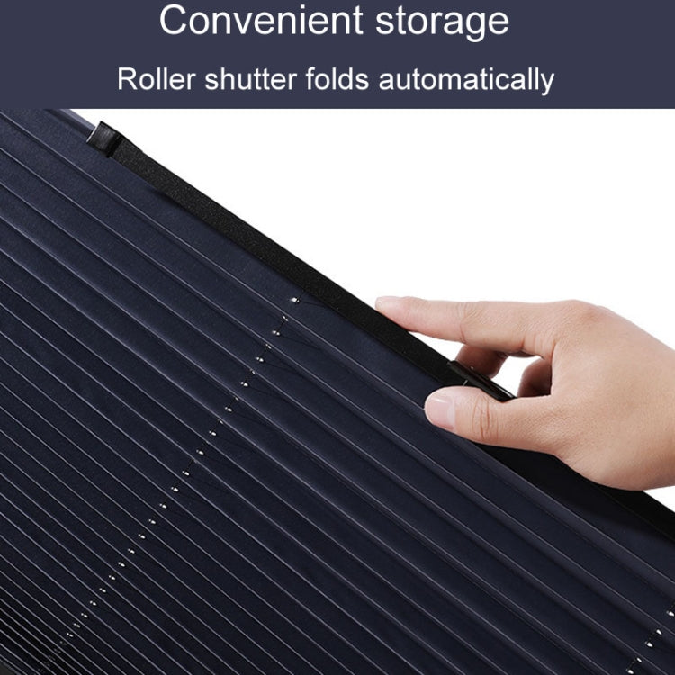 46 x 120cm Car Front Gear Auto Retractable Sunshade Household Pleated Window Covering