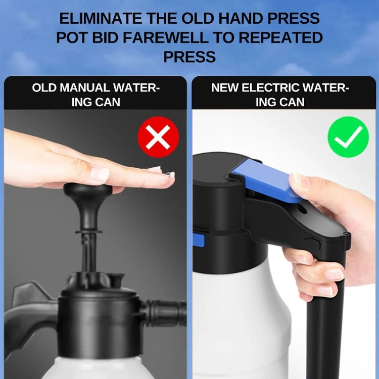 Wireless Electric Foam Watering Can Car Wash High Pressure PA Gardening Tools(1.5L) - Car washing supplies by PMC TechLife | Online Shopping South Africa | PMC TechLife | Buy Now Pay Later Mobicred