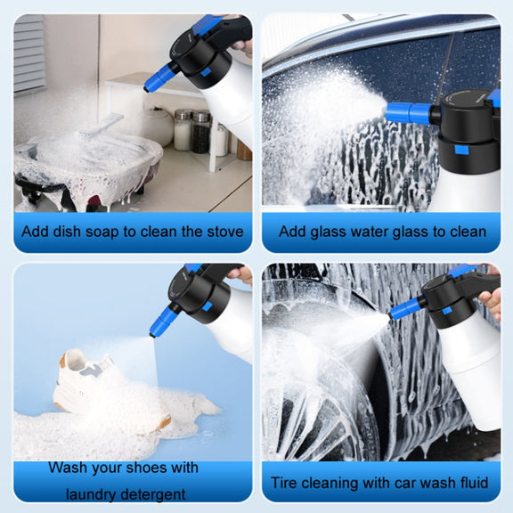Wireless Electric Foam Watering Can Car Wash High Pressure PA Gardening Tools(1.5L)