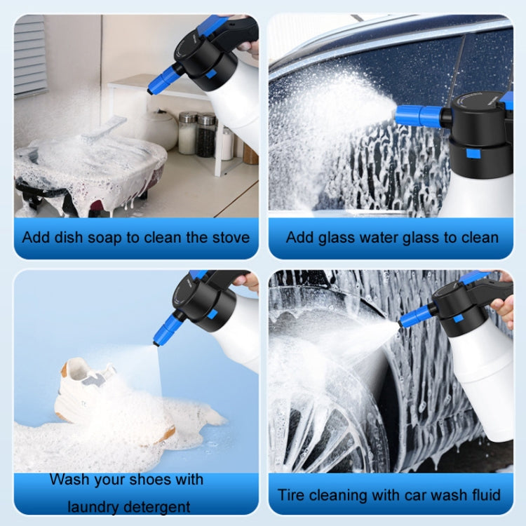 Wireless Electric Foam Watering Can Car Wash High Pressure PA Gardening Tools(1.5L)