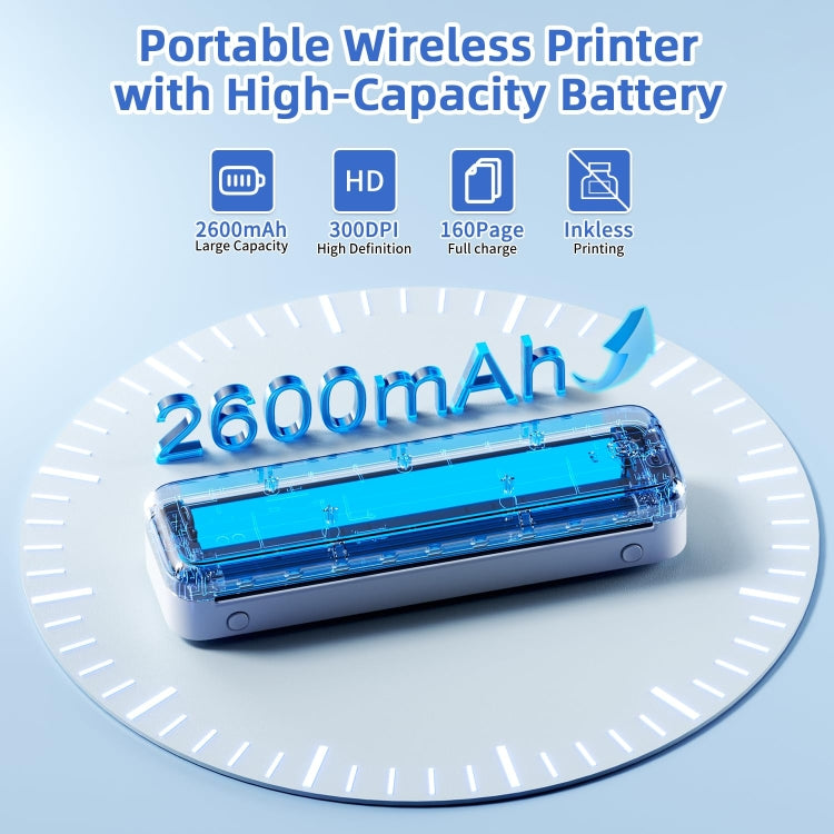 Phomemo M834 Wireless Bluetooth Thermal Printer Support Multi-Size Thermal Paper - free shipping - PMC TechLife - Order now!