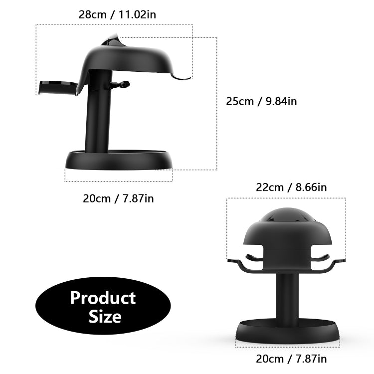 AMVR TYBP1 VR Desktop Storage Display Rack For Apple Vision Pro / Meta Quest 3 / Pico 4 / PlayStation VR 2(Black) - free shipping - PMC Jewellery - Order now!