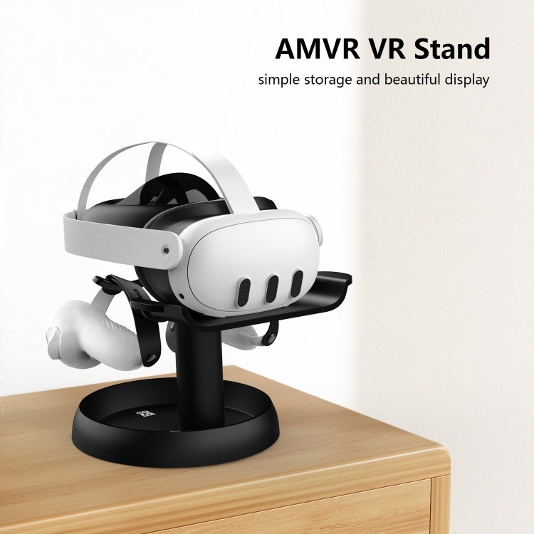 AMVR TYBP1 VR Desktop Storage Display Rack For Apple Vision Pro / Meta Quest 3 / Pico 4 / PlayStation VR 2(Black) - free shipping - PMC Jewellery - Order now!