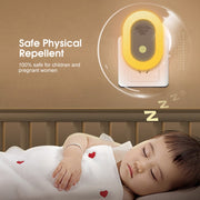 Adjustable Night Light Ultrasonic Mosquito Repeller Mini Home Electronic Mouse Repeller, Spec: AU Plug(White)