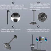 New Bee Dual Output Colorful Headset Display Rack HUB Expansion Headphone Holder, Color: Z8 Silver