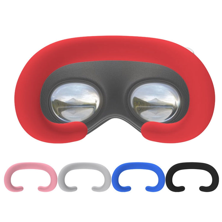 For Apple Vision Pro Silicone Eye Mask Sweatproof Dustproof Replaceable Silicone Case(Pink)