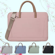 14 -14.6 Inch Oxford Cloth Laptop Bag Crossbody Carrying Case Briefcase(Gray)