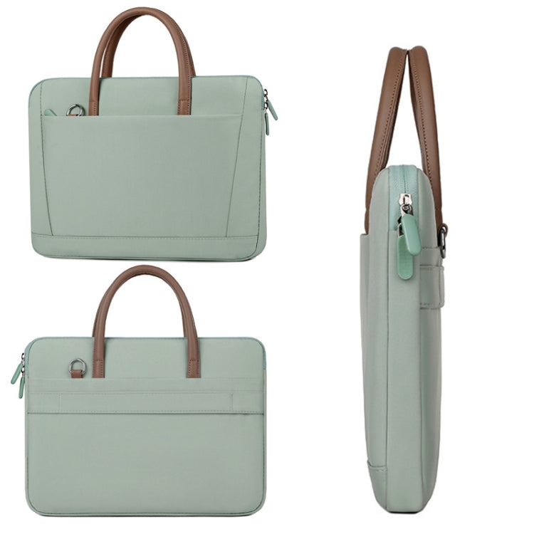 13 -13.3 Inch Oxford Cloth Laptop Bag Crossbody Carrying Case Briefcase(Gray) - 13.3 inch by PMC Jewellery | Online Shopping South Africa | PMC Jewellery | Buy Now Pay Later Mobicred