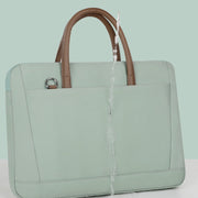 14 -14.6 Inch Oxford Cloth Laptop Bag Crossbody Carrying Case Briefcase(Gray)