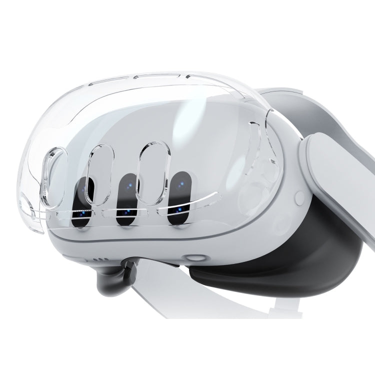 For Meta Quest 3 PC Protective Shell, Style: Single Shell (Ordinary Transparent Black) - VR Accessories by PMC TechLife | Online Shopping South Africa | PMC TechLife | Buy Now Pay Later Mobicred