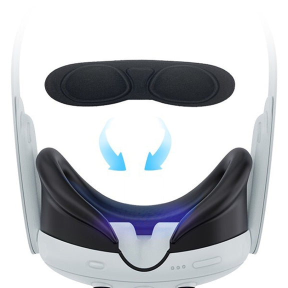 For Meta Quest 3 PC Protective Shell, Style: Single Shell (Glitter Transparent)