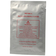 4pcs /Pack  MESHUA Polishing Cloths For Watches, Fine Metals, Jewelry Cleaner And Tarnish Remover(White)