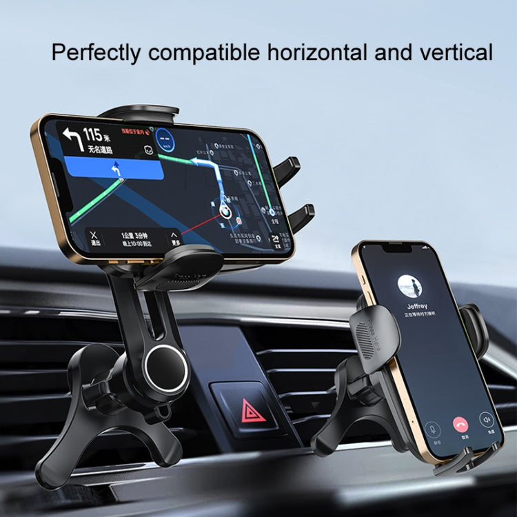 Car Air-conditioning Vent Y-shaped Base Mobile Phone Holder, Color: Ninth Generatio Green - Car Holders by PMC TechLife | Online Shopping South Africa | PMC TechLife | Buy Now Pay Later Mobicred