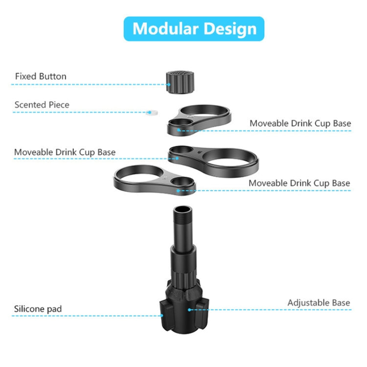 Multi-functional Car Mug Drink Holder Modified Coasters - Car Drink Holders by PMC TechLife | Online Shopping South Africa | PMC TechLife | Buy Now Pay Later Mobicred