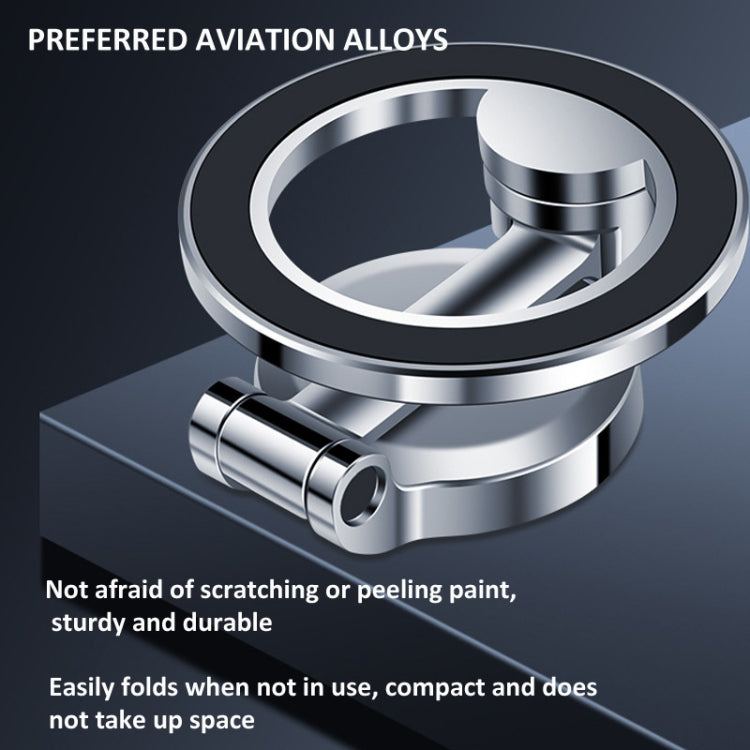 Zinc Alloy Car Screen Magnetic Mobile Phone Holder(Silver) - Car Holders by PMC TechLife | Online Shopping South Africa | PMC TechLife | Buy Now Pay Later Mobicred